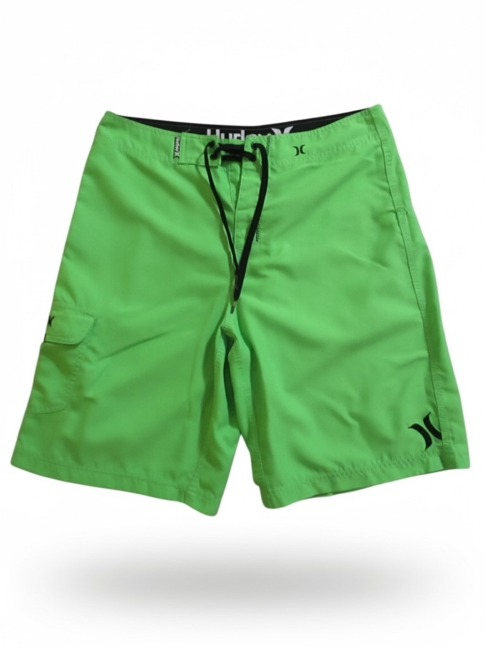Hurley Men’s Bright Green Board Shorts Size 32